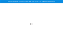 Tablet Screenshot of bluerivercustombuilders.com